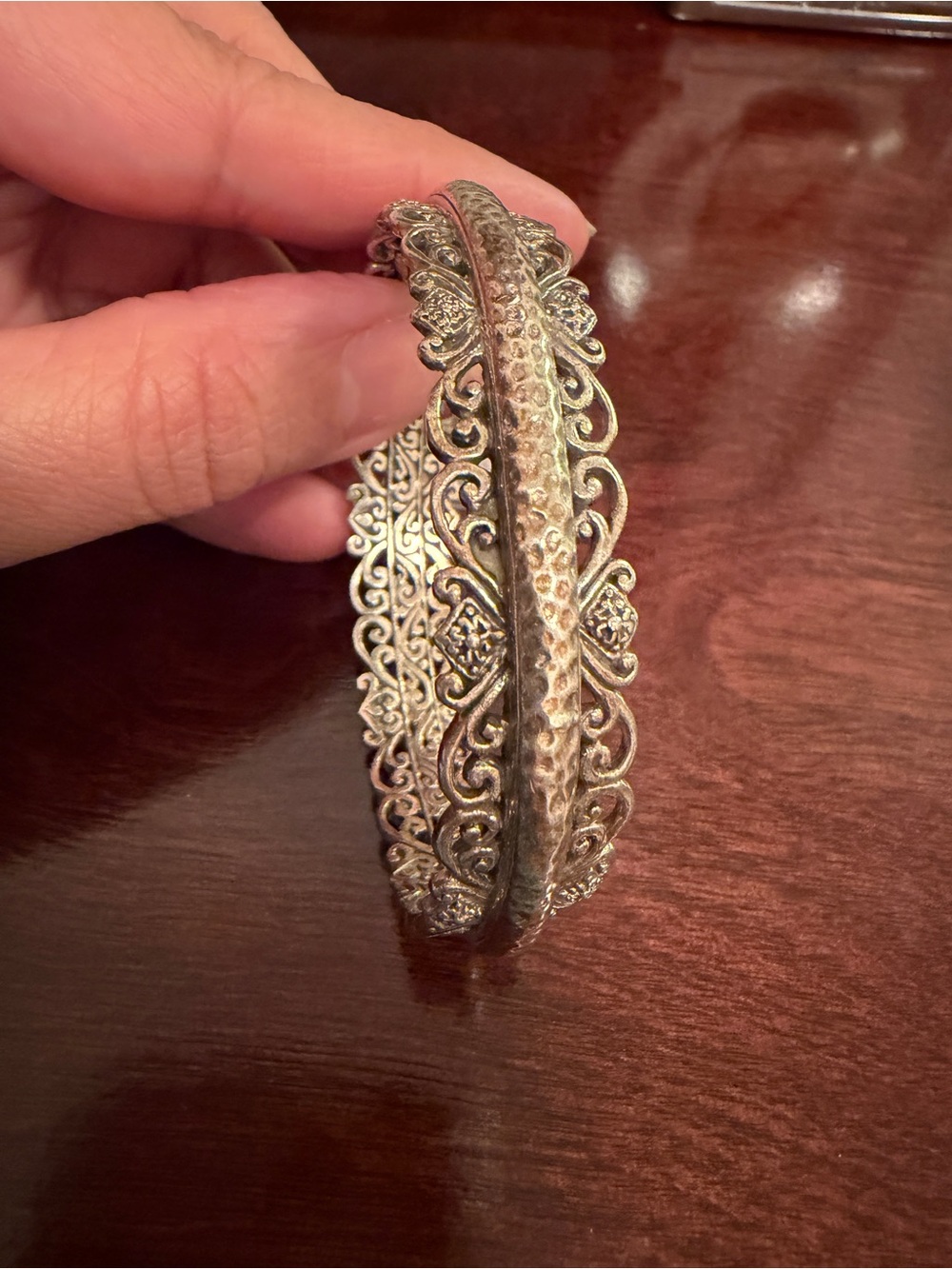 sarda sterling silver heavy bangle 42 grams